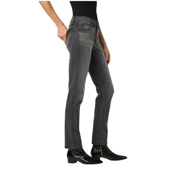 Joe’s Jeans Black High Rise Straight Leg Jeans Sz 24 NWT Stretch Denim - Picture 2 of 8